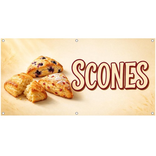 Fresh baked scones vinyl - fresh,