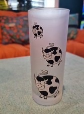 Darlington Oversized Cows Frosted Glass