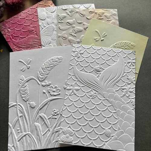 Diy embossed templatetools - diy,