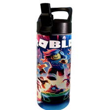 Roblox Fan Gamer 15oz Water Bottle, perfect for young gamers and fans