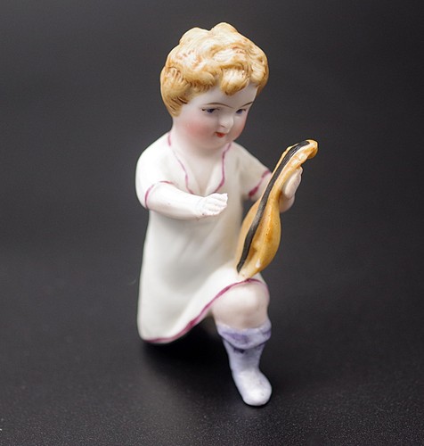 Antique german bisque cherub - antique,