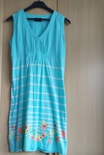 Ladies Jelly the Pug Maternity Brand New Turquoise Summer Dress Size Small 8-10