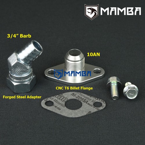 Deg barb oil - 3/4", pan