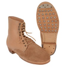WW2 German M37 Low Boots - Repro Army Military Hobnail Leather All Sizes New