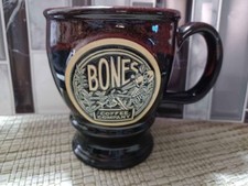 Vintage 2019 Bones Coffee Ceramic Handthrown Pottery Coffee Mug