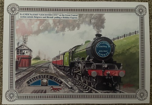 Leicester city lner print - lner,