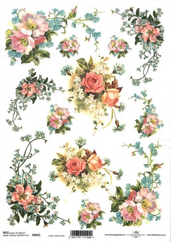 Rice paper for decoupage - for,