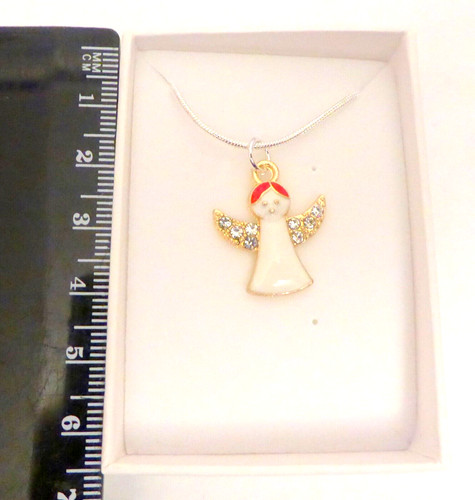 Guardian angel necklace - angel,