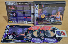 Night Trap 32X for Sega Mega CD 32X Rare & Complete With DP Tattoo Sticker Mint