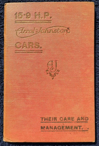 1922 arrol johnston - 1922, motor