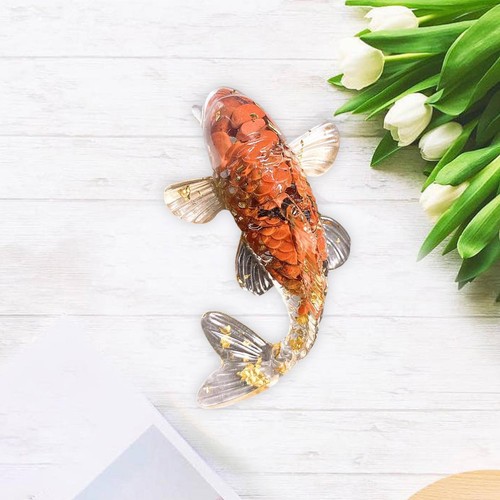 3inch glass koi - 2.3inch, statue