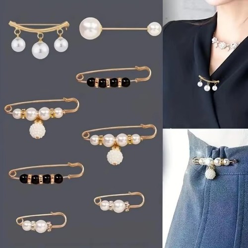 6pcs pearl waist - waist, pin