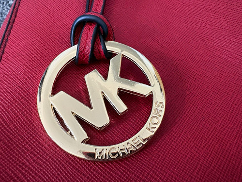 Michael kors red saffiano - red,