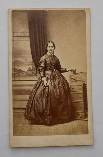 Cdv victorian lady great - victorian,