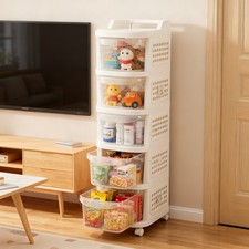 5 Tier Plastic Storage Drawers