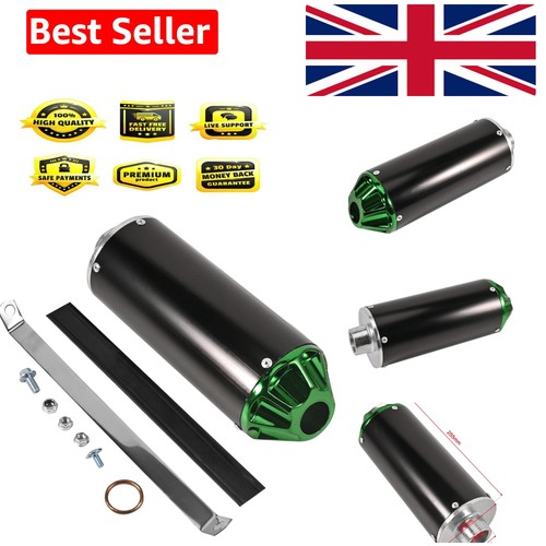 Green 28mm exhaust muffler - 28mm,
