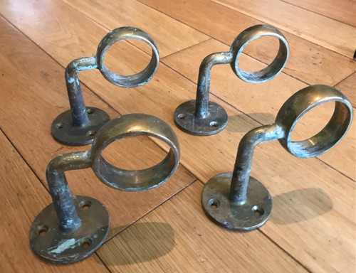 Reclaimed used solid - reclaimed, brass