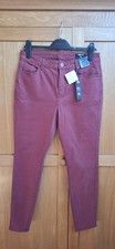 Tu Ladies Burgundy Jeans Nwt