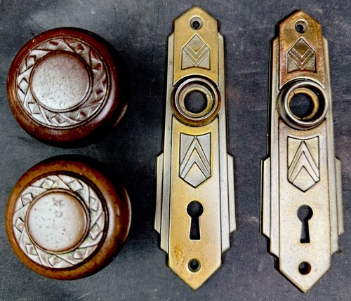 Art deco brass - brass, yale
