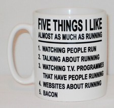 5 Things I Like As Much As Running Mug Can Personalise Five Runner Athelete Gift
