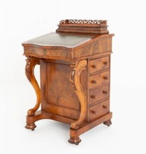Victorian Davenport Desk Burr