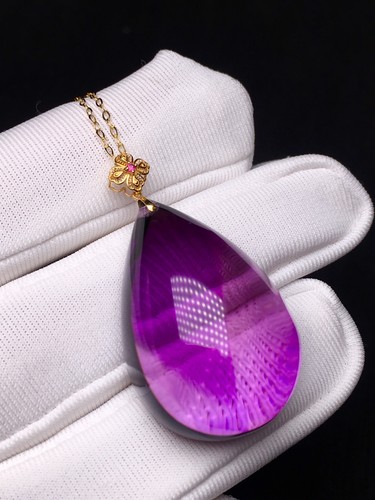 Natural full clear deep - clear, violet