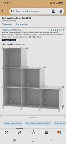Attdetjl cube plastic - attdetjl, 6-cube