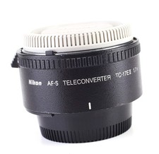 Nikon AF-S TC-17E II 1.7x  Teleconverter Lens Front & Rear Lens Cap