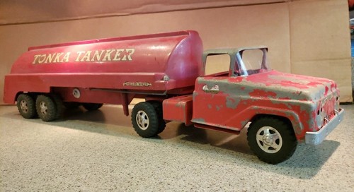 Vintage pressed steel tonka - steel,