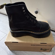 Dr Martens Jadon boots Size 6,5 uk Black Platform Doc Marten  Leather New