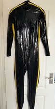 Latex Bodysuit Shoulder Entry Zip Crotch - Made By Skintightrubber