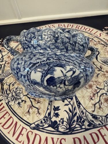 Vintage blue white - vintage,