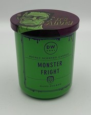 Small TK Maxx Monster Fright Scented Candle Halloween Frankenstein’s Monster Lid