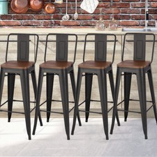2 4PCS Tolix Industrial Metal