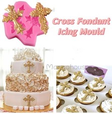 3D Cross Silicone Fondant
