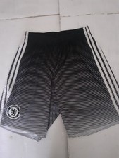 Chelsea FC Football Kit Shorts 2015-2016 3rd Kit Rare Grey