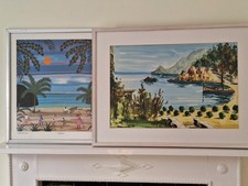 Pair of Colourful Artworks