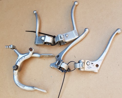 Vintage bicycle alloy brake - vintage,