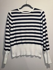 M&S Collection Navy & White