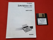 Canon StarWriter 30 user's