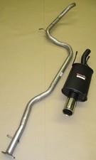 Ford Fiesta Mk4 Big Bore Sportex Exhaust inc. Race Tube Single 3"