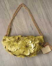 Mirasol yellow khaki floral - yellow,