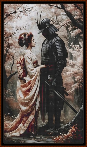 Geisha her samurai 5 cross - samurai,