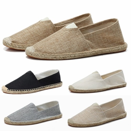 Mens slip canvas trainers - mens,