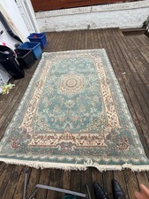 Antique rug hand knotted wool - , hand-knotted