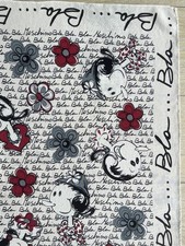 Moschino Cheap and Chic Olive Oyl Blah Blah Blah Scarf - 67 X 67cm - 100% Silk