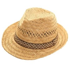 Fidra  Natural Straw Trilby