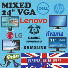 CHEAP Monitor 24" Inch PC Computer LCD  VGA TFT HD FLATSCREEN DELL HP SAMSUNG LG
