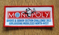 GirlGuiding Monopoly Guide/Senior Section Challenge 2015 MNW Badge