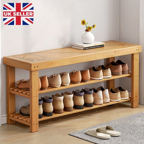 Tier wooden shoe rack - 3,